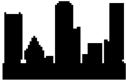 8-bit NYC Skyline icon