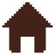 8-bit house icon